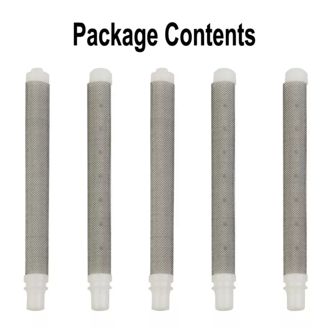 5Pcs Airless Spray 60 Mesh Airless Gun Filter Elements Accesories For Wagner