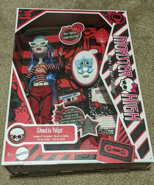 MONSTER HIGH MATTEL 2024 Creeproduction Ghoulia Yelps Doll NIB 120.