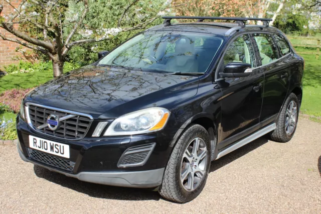 Volvo Xc60 2010 D5 [205] Awd Se Lux 93000 Miles. Auto.. Black With Beige Leather