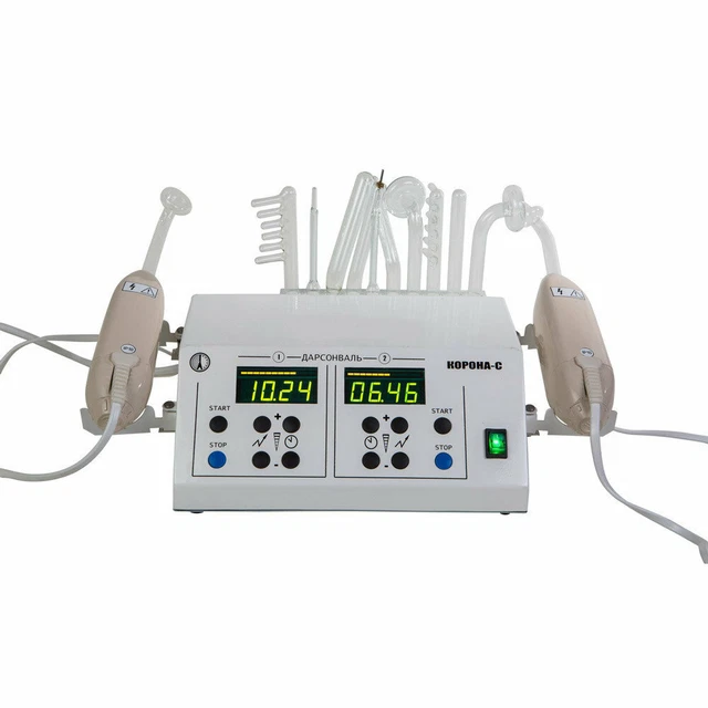 Darsonval Corona VIOLET RAY Pulse Generator SKIN CARE 220V HIGH FREQUENCY