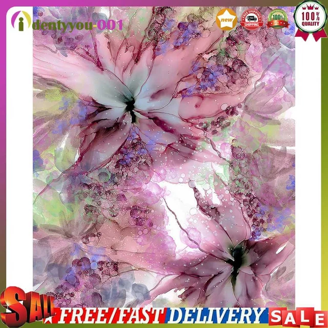 Pintura al óleo de flores rosa por números imagen hágalo usted mismo arte decoración del hogar regalo sin marco