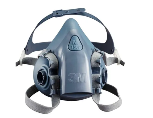 3M Welding Respirator Reusable Half Face Mask Gas Paint Smoke Welding 7500 SZ M