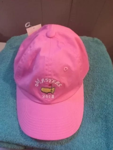 Masters 2018 Pink Ladies PGA Caddy Hat Cap American Needle Cotton Adjusts NWT
