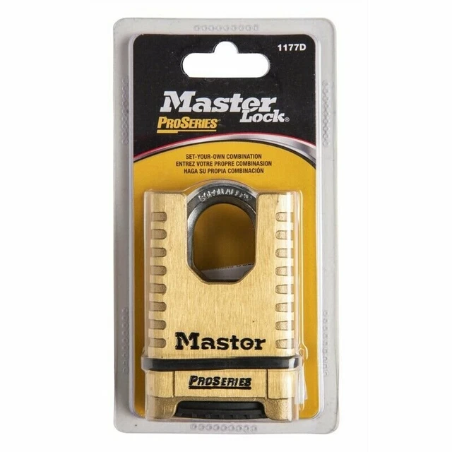 Master Lock 57mm Shrouded Combination Padlock - 1177DAU