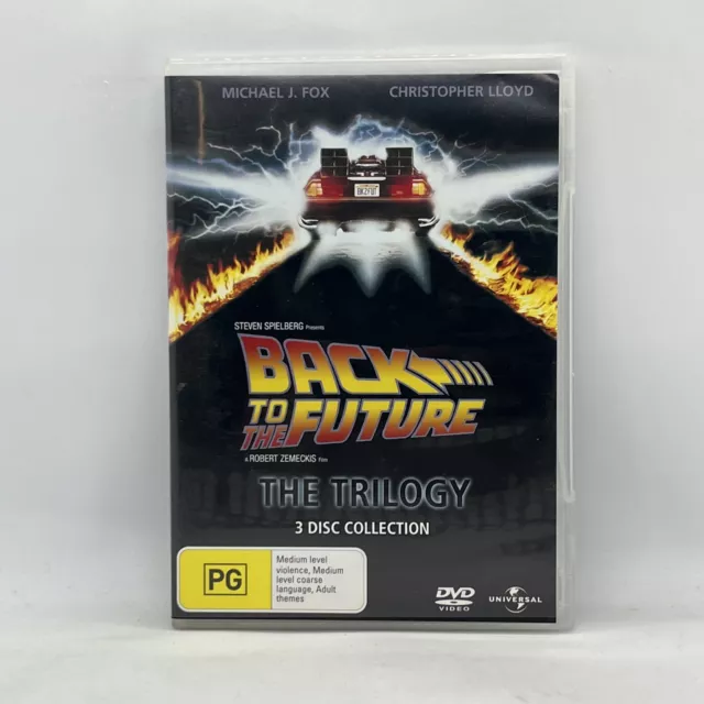 BACK TO THE Future 1 2 3 Trilogy Set DVD Movie Film VGC Free Post