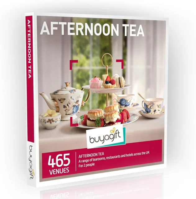 Buyagift Afternoon Tea Gift Experience Box - 465 traditional afternoon tea expe