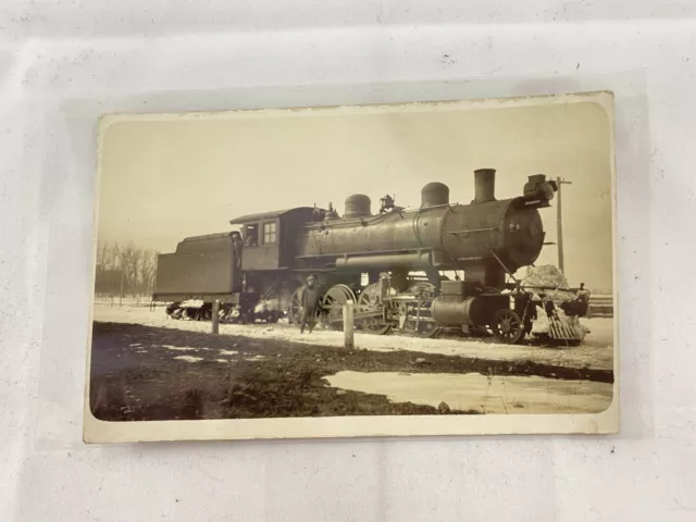 Vintage UNUSED RPPC of Train Car, Wisconsin Central Railroad, ca. 1912 2