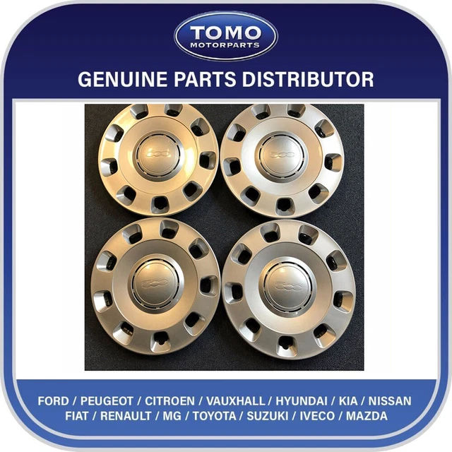 Fiat 500 wheel trims sales set of 4