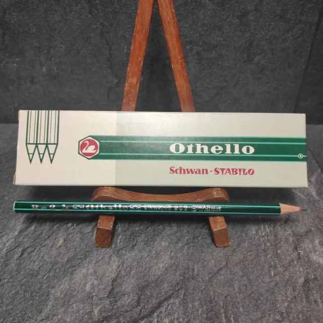 1 Stift Othello Schwan Stabilo 262 B=2 Steno Vintage Bleistift Stenografie | Rar