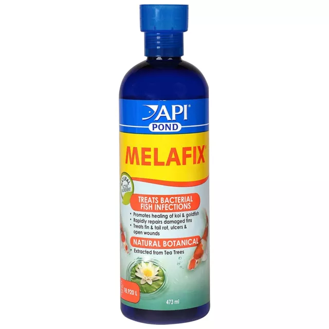 473ml API Pond Melafix Fish Bacterial Infection Remedy Natural Botanical