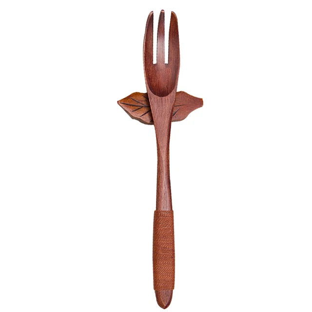 Horquilla de madera de cocina