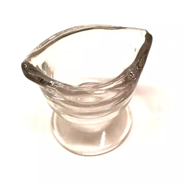 Antik Spülen Auge aus Glas Fuß- Durchsichtig Gläser Dick Science Medizinische