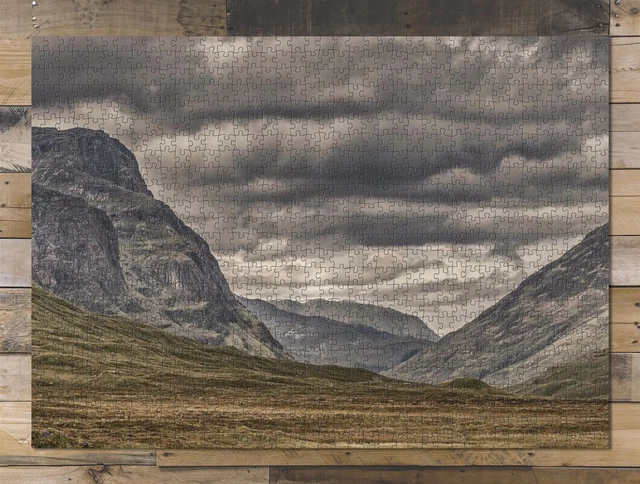 1000 piece puzzle for adults: Scotland Highland Landscape Nature