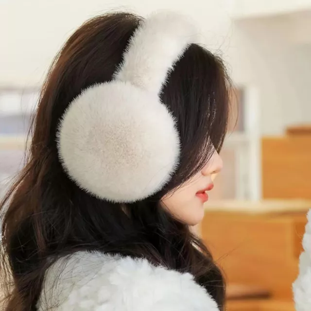 Ear Warmer Thermal Cold Resistant Winter Soft Thickened Plush Headband Ear