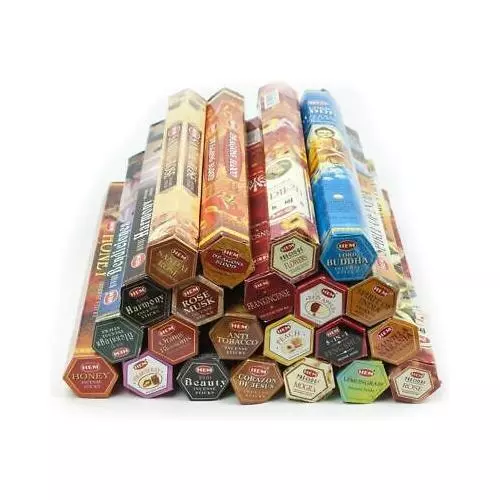 Incense Sticks Hem Incense Stick Assorted Range Various Fragrance Joss Stick Hex