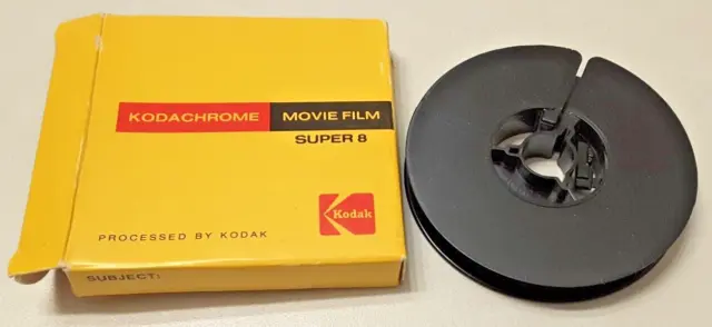 VINTAGE KODAK SUPER 8 Movie Reel and Box, 200 Feet, Empty 3 Reel, Free  Ship £9.46 - PicClick UK