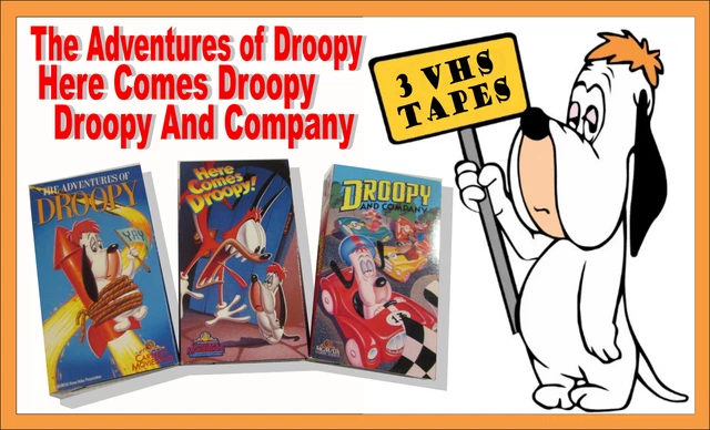 Droopy 3 DROOPY - CLASSIC MGM Cartoons 3 VHS Tapes Like New £23.08 - PicClick UK