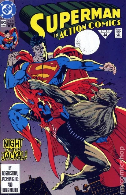 Action Comics #683REP.2ND FN 1992 Stock Image
