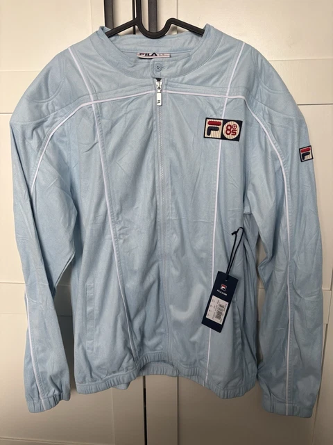 FILA VINTAGE TERRINDA 2XL XXL Mk3 Pro Badged Track Top Sky Blue 80s Casuals New 69.95 PicClick UK