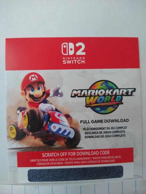 MARIO KART WORLD - Nintendo Switch 2 DIGITAL Code Full Game $82.40 ...
