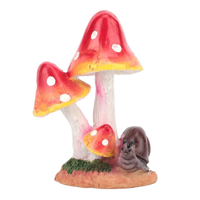 LT Animal Mushroom Decor Red Cute Animal Mushrooms Lawn Decorations Gardens