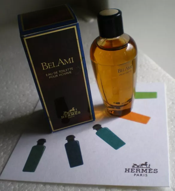 Miniature "BEL AMI" HERMÈS Paris 8 ml EDT + BOITE + NEUF + NEW FULL + BOX