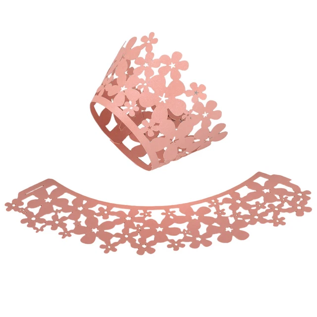 10 pz cupcakes cottura stampi cupcake wrap cupcake tazza di cartone intagliata