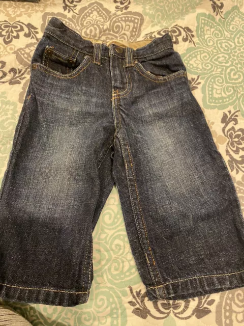 Baby Gap 1969 Toddler Boys Blue Jeans 12-18 Months Loose Fit 100% Cotton