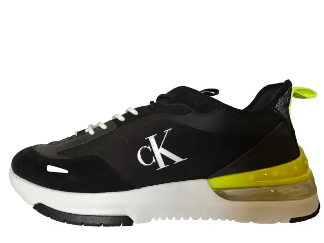 Calvin Klein Jeans Sportlicher Runner Comfair Xray Trainer Uk 11 Us 12 Eu 46 M583#