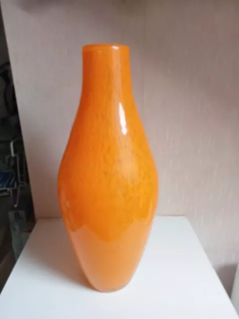 vase ancien nen pate de verre Vichy 1900 hauteur 36 cm diamètre 14 cm