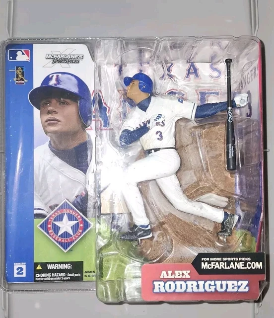 2003 MCFARLANE MLB Series 8 Alex Rodriguez Texas Rangers Misb