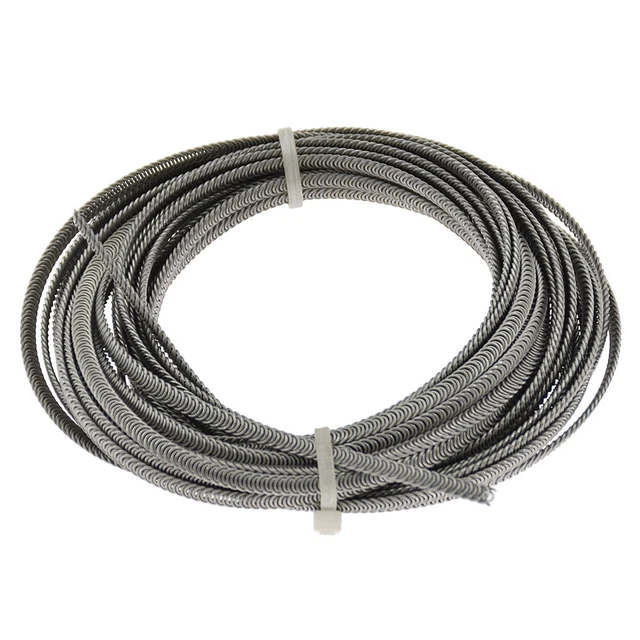 10M Acero Inoxidable Ropa Corsé Ropa Interior Espiral Deshuesado Costura Vestido Soporte
