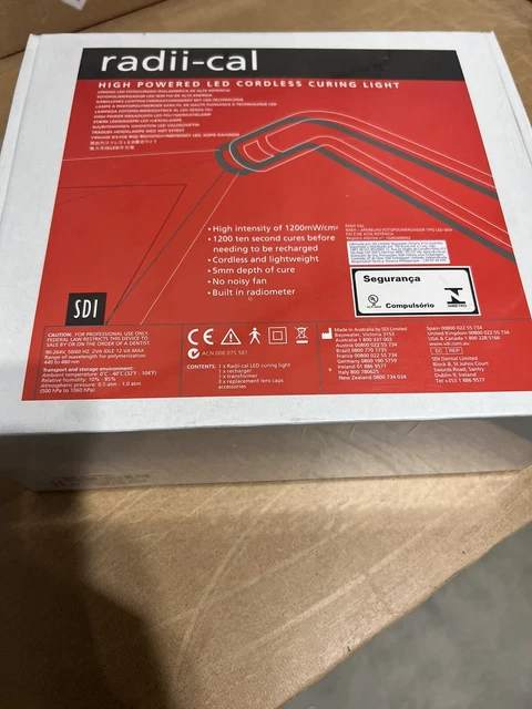 SDI Radii Cal Dental LED Curing Light 5600102 . Radically Powerful Retails@$700+