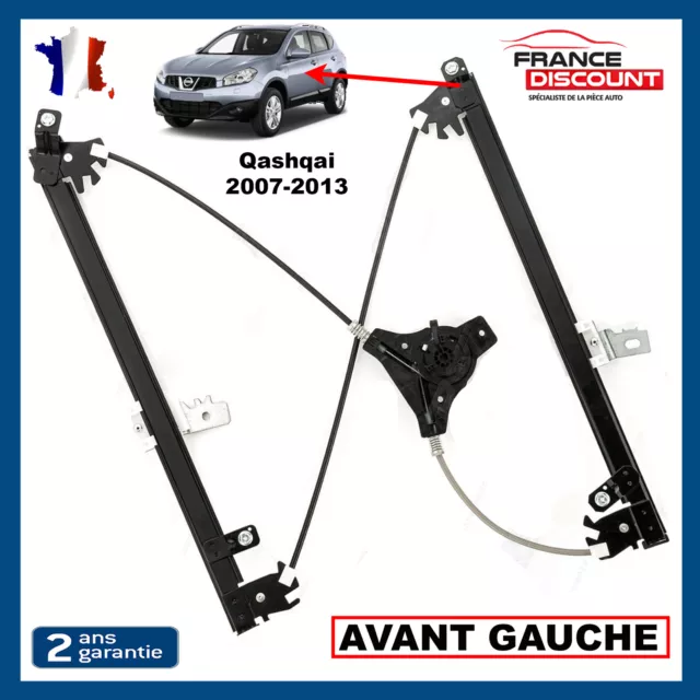 Mécanisme de lève vitre avant gauche Compatible pour Nissan Qashqai I