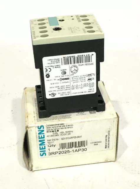 Siemens 3RP2025-1AP30 Solid State Time Relay