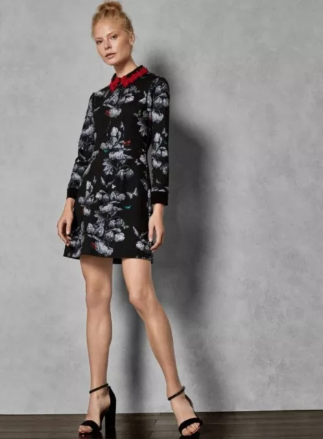 Ted baker amaliia narnia collar on sale dress