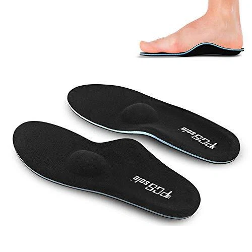 PCssole Semelles Orthopédiques Pieds Plats Support Arch Pour les Douleurs au Niv
