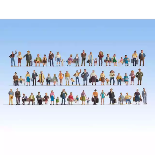 Noch 16070 1/87 H0 Personnages Figurines Mega Set Foule De Gens Ho