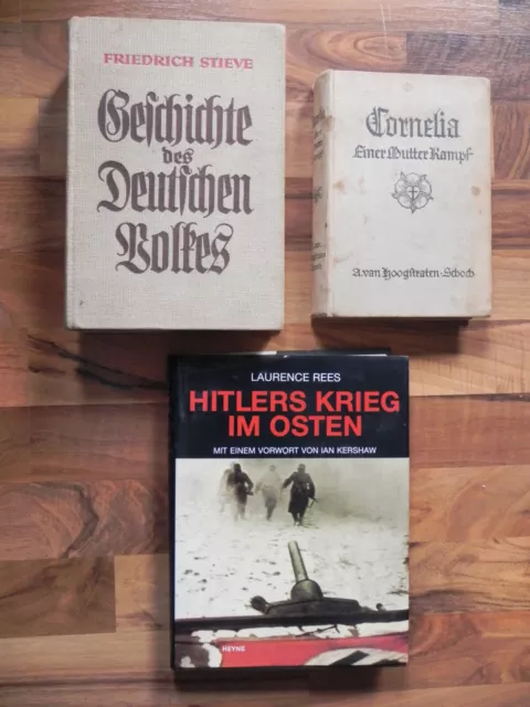 Konvolut Bücher Geschichte d Deutschen Volkes Einer Mutter Kampf Krieg im Osten