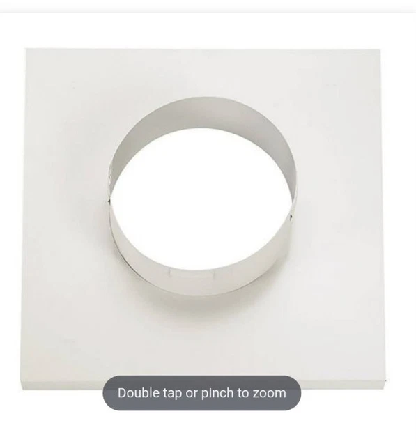 MovinCool 484490-1030 Ceiling Tile, 24 Inch X 24 Inch w/ 12 Inch Round Duct Coll