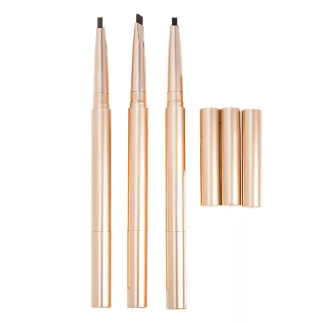 3 Pcs Brow Pencil Black Makeup Tools Double Ended Eyebrow Fi Waterproof