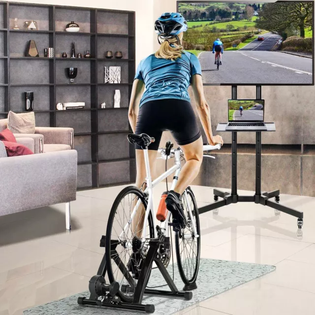 Indoor Training Fahrrad Trainer Ständer tragbar magnetisch 6 Stufen Widerstandstraining