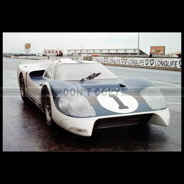 Photo A.032898 FORD GT40 J EXPERIMENTAL CAR 1966