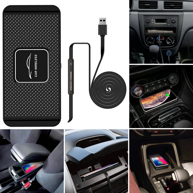 15W Qi Auto Wireless Charger Handy Ladematte Automatisch Induktions Ladegerät