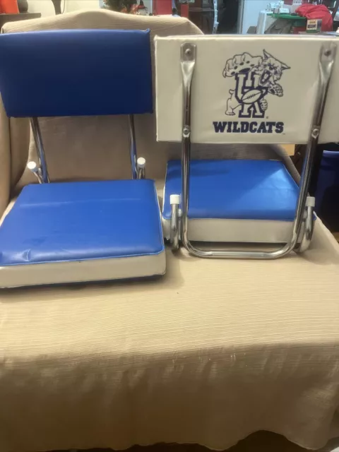 Pair Of Vintage University Of Kentucky Stadium Seats - Wildcats - Football
