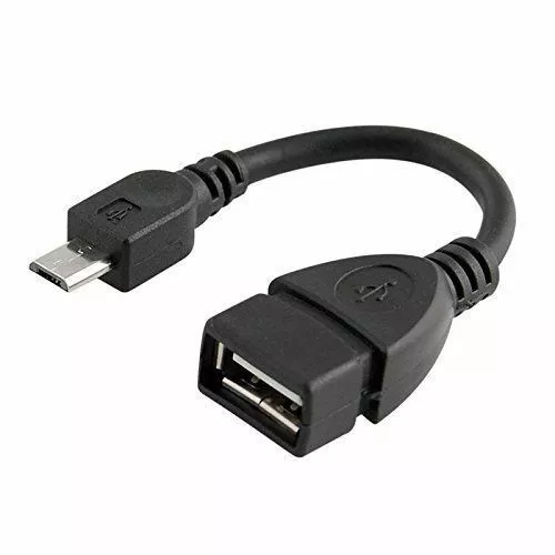 USB OTG Câble pour Dell Venue 8 Pro (t01d), Venue 8 Pro (3845) Noir adaptateur