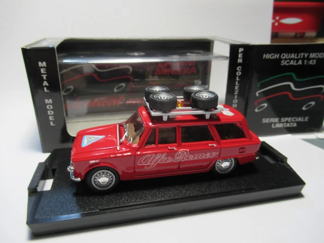 Miniature Progetto K 1/43 - Alfa Romeo Giulia GT Rouge 1963 - Très Bon état
