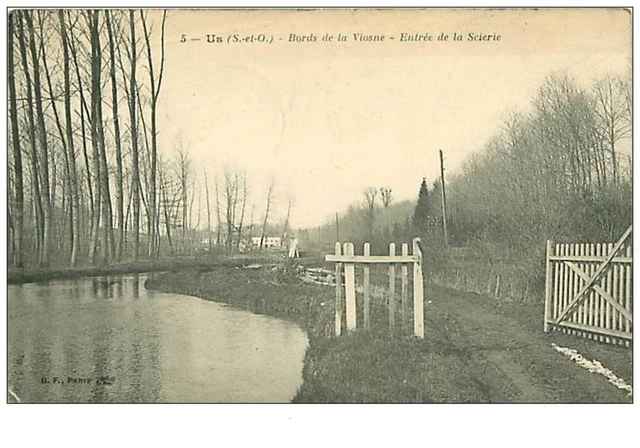 95.US.n°89.BORDS DE LA VIOSNE.ENTREE DE LA SCIERIE.PLIE