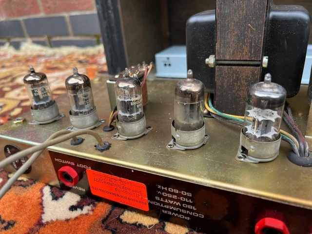 Vintage 1969 Selmer Treble N Bass 50 Hall Ventil Gitarrenverstärkerkopf *1960er Jahre* 20