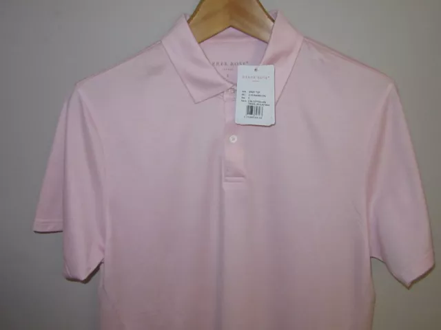 Polo Shirt Derek Rose maglia top rosa S piccola nuova di zecca con etichette nuova con etichette